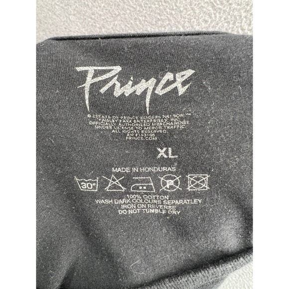 Prince Sign O The Times Band Tee Graphic Shirt Black Sz XL Short Sleeve - Picture 6 of 7